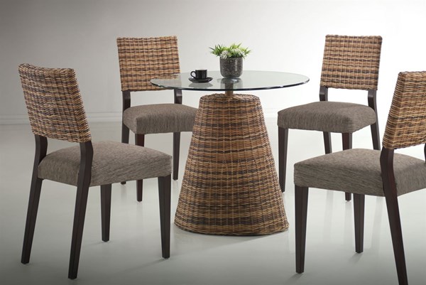 Picture of Juego de Comedor Amarus 4 sillas Rattan