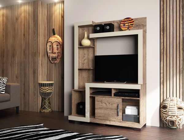 Picture of Home Theater Rack de Tv ISA Natural/Beige