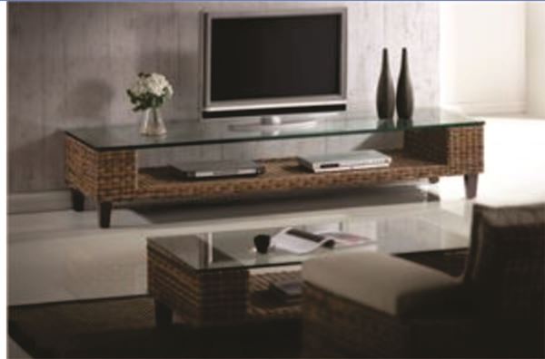 Picture of Rack Mesa de Tv Lantana 202-18 Rattan y Madera Maciza