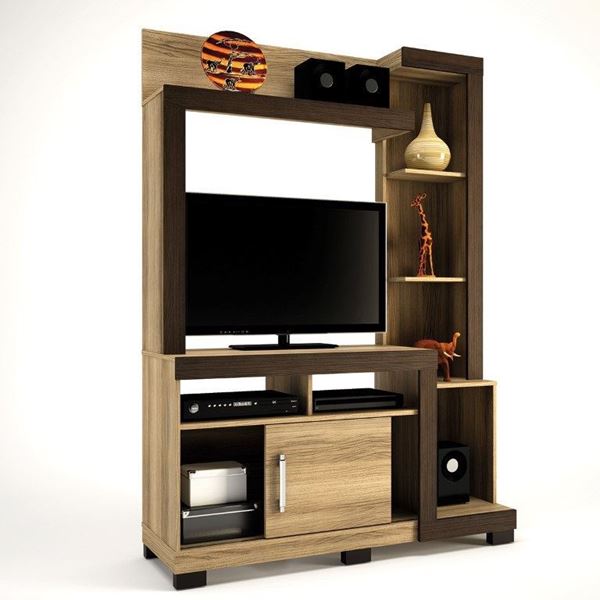 Picture of Home Theater Rack de Tv ISA Capuchino/Ébano