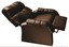 Imagen de Reclinable Alba 1C Tapizado en PU Chocolate