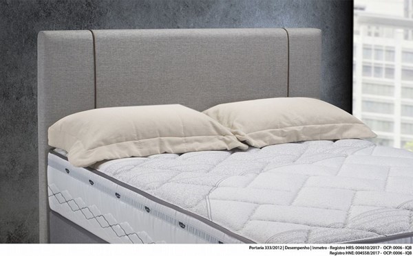 Picture of Respaldo Cabecera 160 HE 6008 Tela Gris